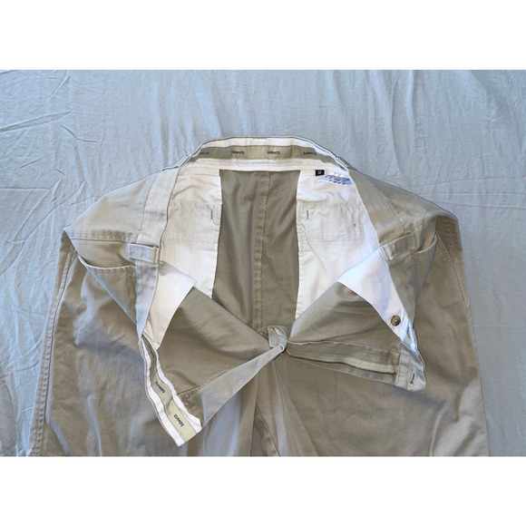 Ashworth Pleated 100% Cotton Chino Golf Shorts. Beige, Men's Size 38. GUC!! - Picture 3 of 5